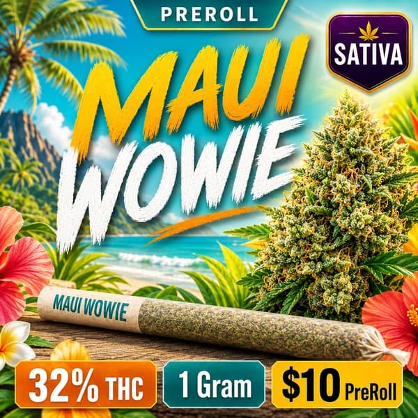 MAUI WOWIE 1G SAT PRE-ROLL product listing