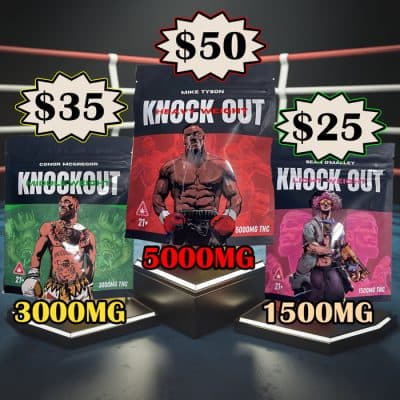 KNOCK OUT GUMMIES product listing