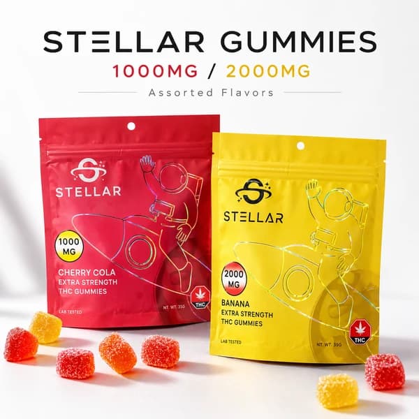 STELLAR GUMMIES 1000MG / 2000MG product listing